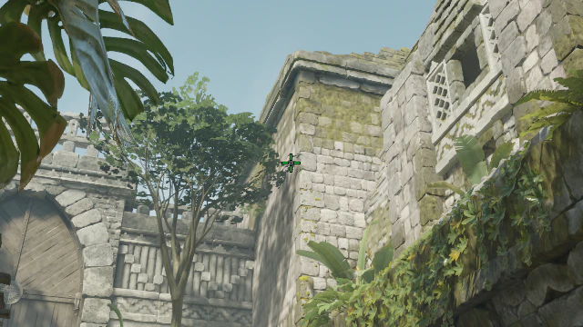 Where to aim before releasing the throw