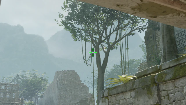 Where to aim before releasing the throw