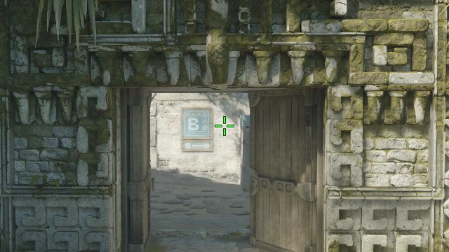 Where to aim before releasing the throw