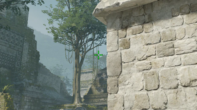 Where to aim before releasing the throw