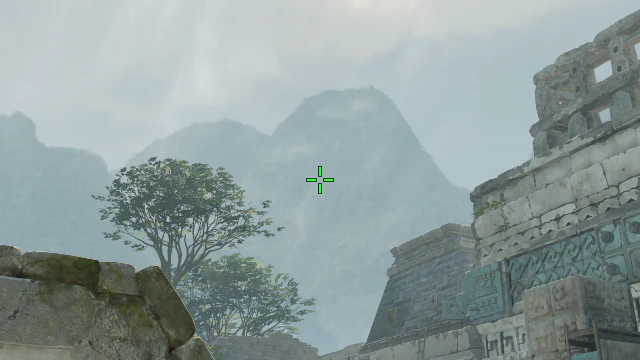Where to aim before releasing the throw