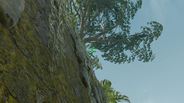 Where to aim before releasing the throw