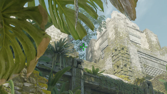 Where to aim before releasing the throw