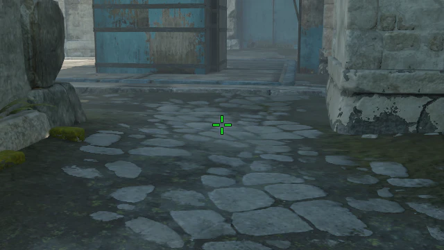 Where to aim before releasing the throw