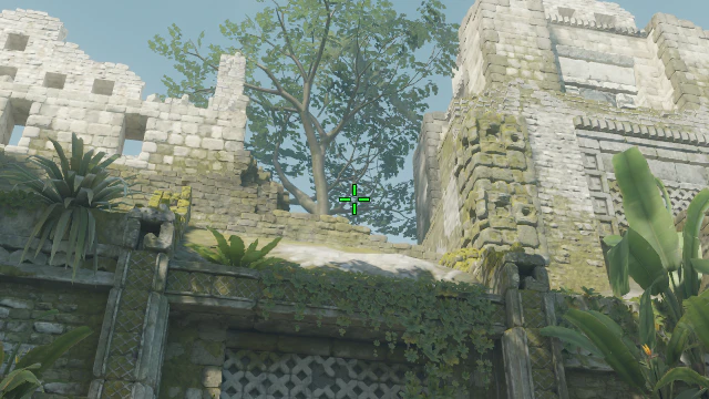 Where to aim before releasing the throw