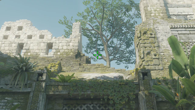 Where to aim before releasing the throw