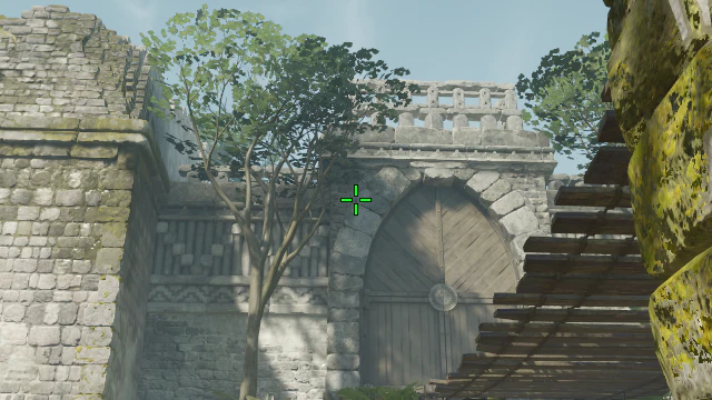 Where to aim before releasing the throw