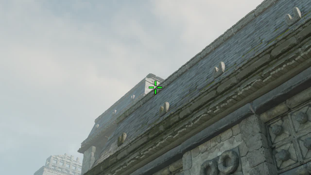 Where to aim before releasing the throw