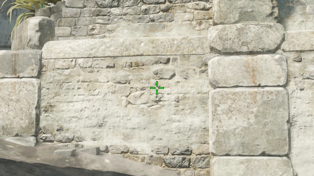 Where to aim before releasing the throw