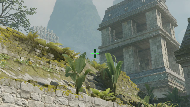 Where to aim before releasing the throw