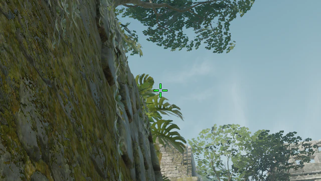 Where to aim before releasing the throw