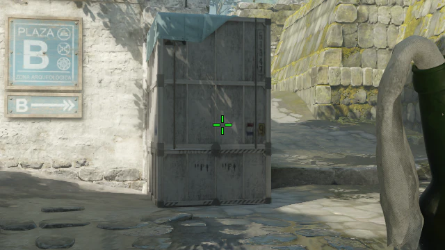 Where to aim before releasing the throw