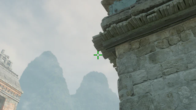 Where to aim before releasing the throw