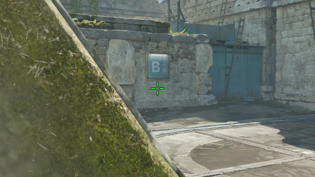 Where to aim before releasing the throw