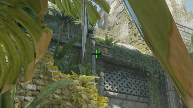 Where to aim before releasing the throw