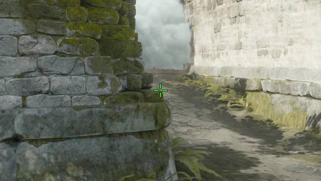 Where to aim before releasing the throw