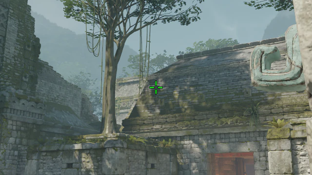 Where to aim before releasing the throw