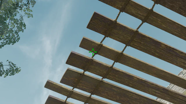 Where to aim before releasing the throw