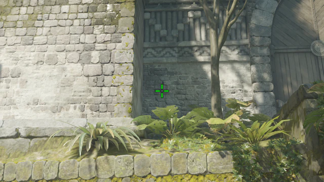 Where to aim before releasing the throw