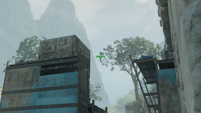 Where to aim before releasing the throw