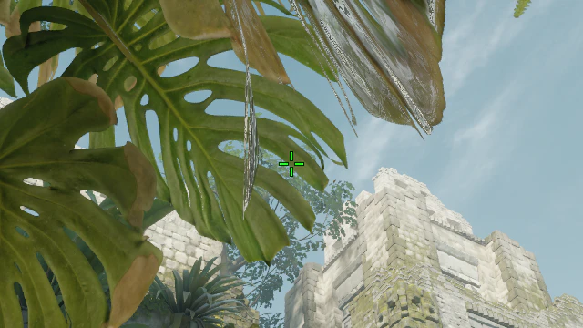 Where to aim before releasing the throw