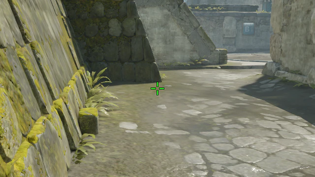 Where to aim before releasing the throw