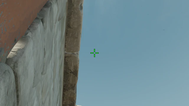 Where to aim before releasing the throw