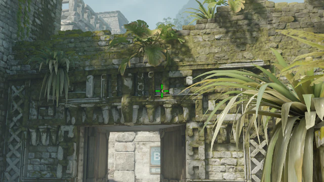 Where to aim before releasing the throw