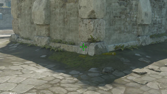 Where to aim before releasing the throw