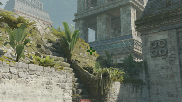 Where to aim before releasing the throw