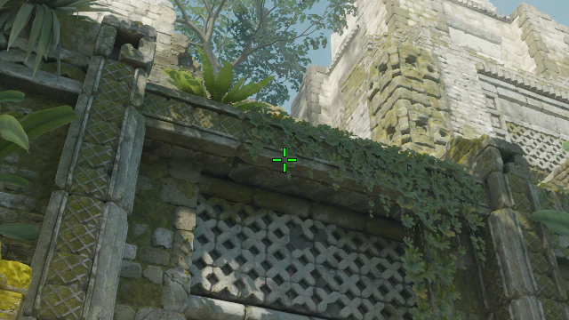 Where to aim before releasing the throw