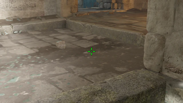 Where to aim before releasing the throw