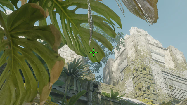 Where to aim before releasing the throw