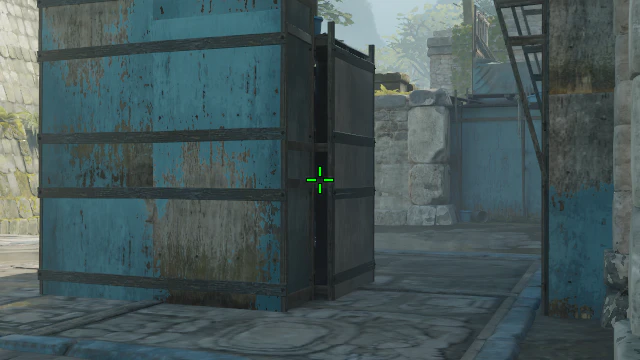 Where to aim before releasing the throw