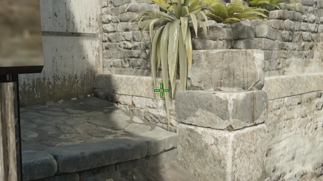 Where to aim before releasing the throw
