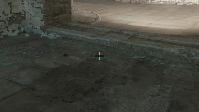 Where to aim before releasing the throw