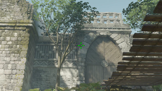 Where to aim before releasing the throw