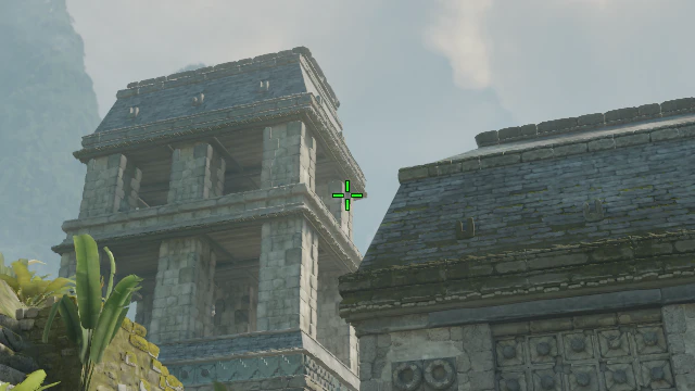 Where to aim before releasing the throw