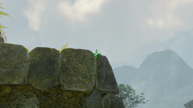 Where to aim before releasing the throw