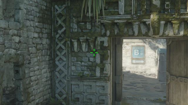 Where to aim before releasing the throw