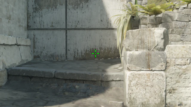 Where to aim before releasing the throw