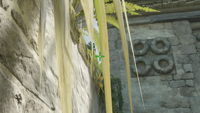 Where to aim before releasing the throw