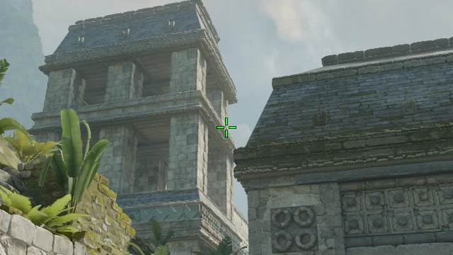Where to aim before releasing the throw