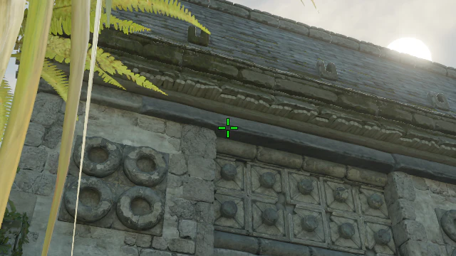 Where to aim before releasing the throw