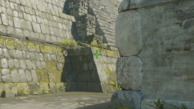 Where to aim before releasing the throw