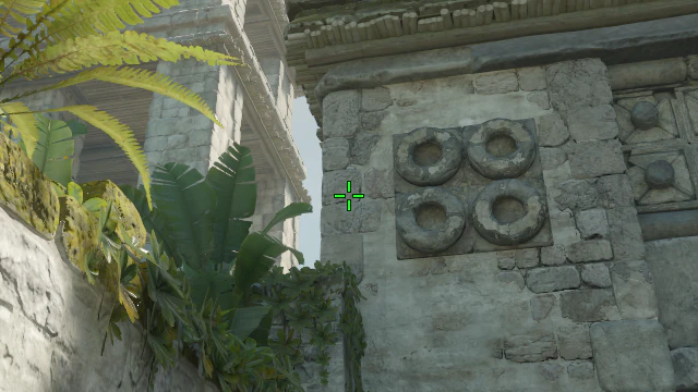 Where to aim before releasing the throw