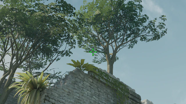 Where to aim before releasing the throw