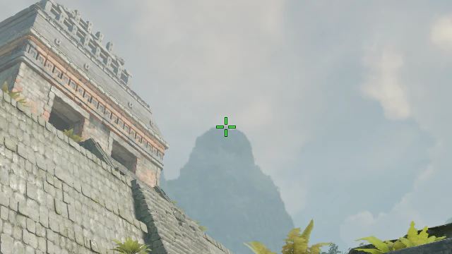 Where to aim before releasing the throw
