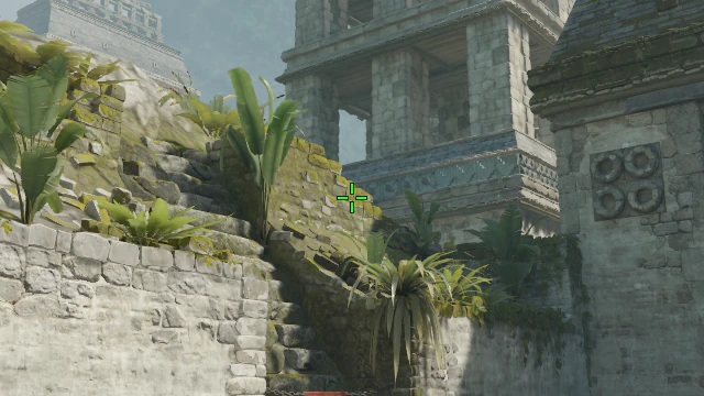 Where to aim before releasing the throw