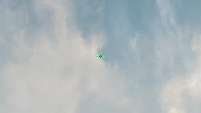 Where to aim before releasing the throw